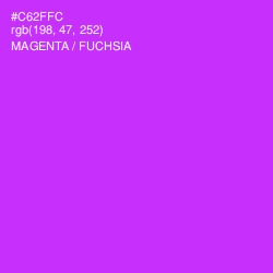#C62FFC - Magenta / Fuchsia Color Image